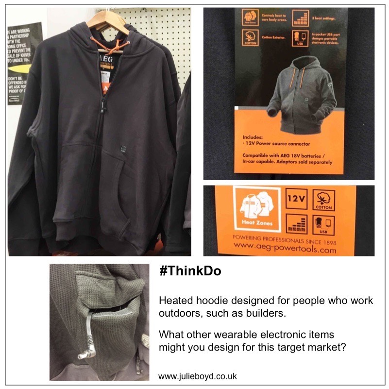 Heated hoodie